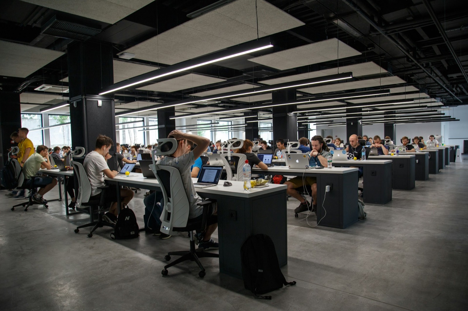 Modern office workspace